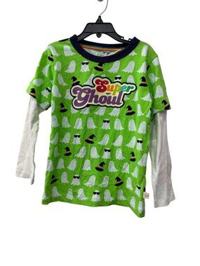 New Little Bird By Jools Oliver Kids Size 4-5 Super Ghoul Long Sleeve T Ghost